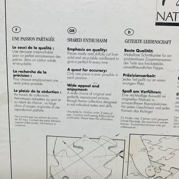 Nathan Puzzle 1000 Pieces Altair Sailboat 1996 Prestige Collection France - Picture 8 of 10